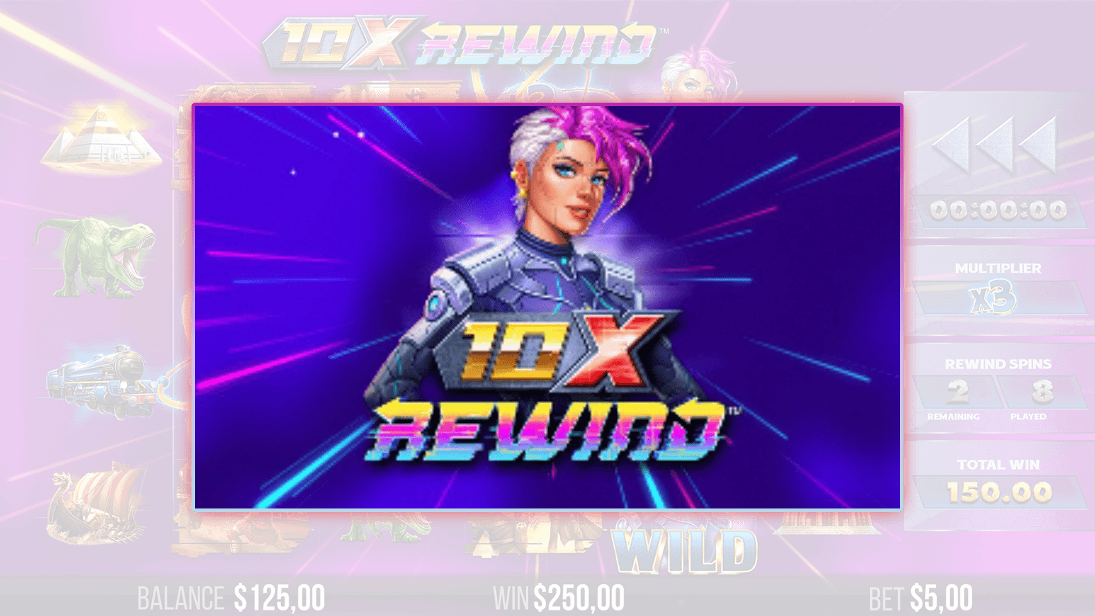 แจกตัวคูณเต็มสูบ เกมสล็อต 10x Rewind